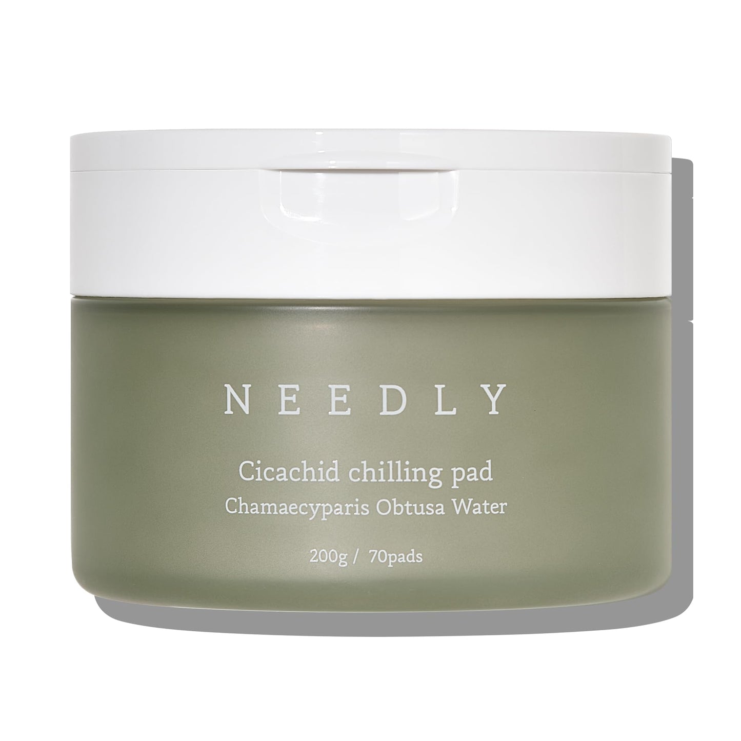NEEDLY | Cicachid Chilling Toner Pad | Cooling & Soothing pad | Vegan Certified Cotton pad |